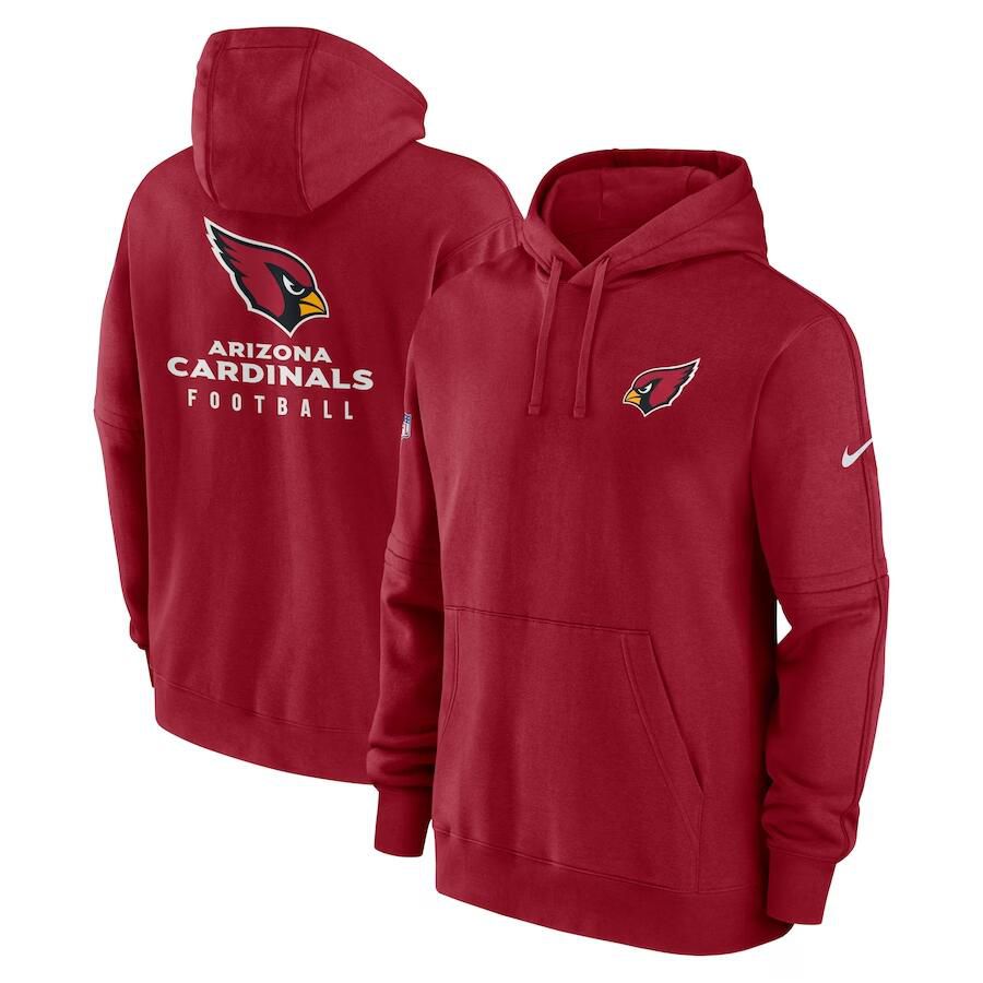Men 2023 NFL Arizona Cardinals red Sweatshirt style 1